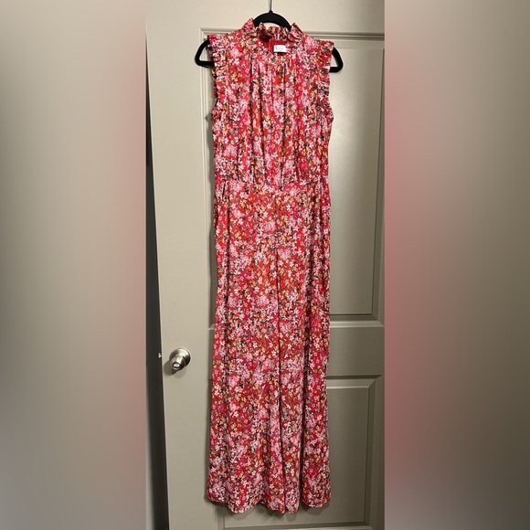 Anthropologie Ali & Jay Troubadour Red Floral Jumpsuit | Size Medium - Picture 3 of 12